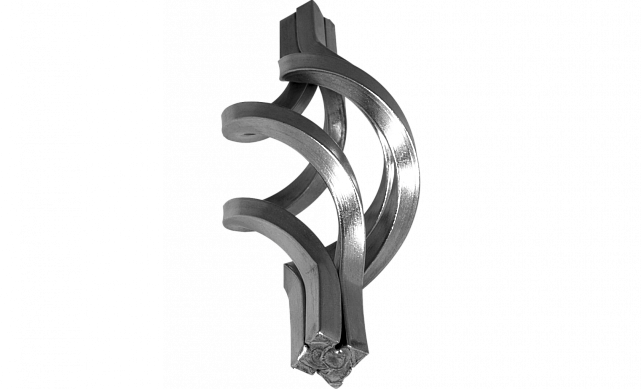 Декоративная вставка (корзинка) для стойки Ø25 мм, k388 5