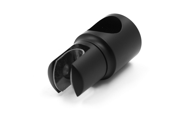 Крепежный элемент глухой для трубы 19 мм цинк, черный t913 BZn  3  Крепежный элемент глухой для трубы 19 мм цинк, черный t913 BZn  3