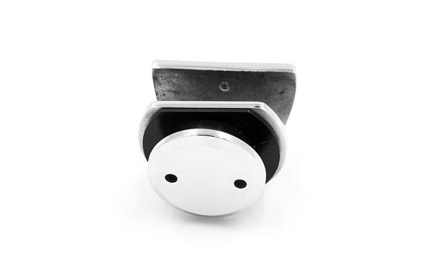 Крепление трека к стеклу, без зенковки, под 25 трубу t831 PSS 5 Крепление трека к стеклу, без зенковки, под 25 трубу t831 PSS 5