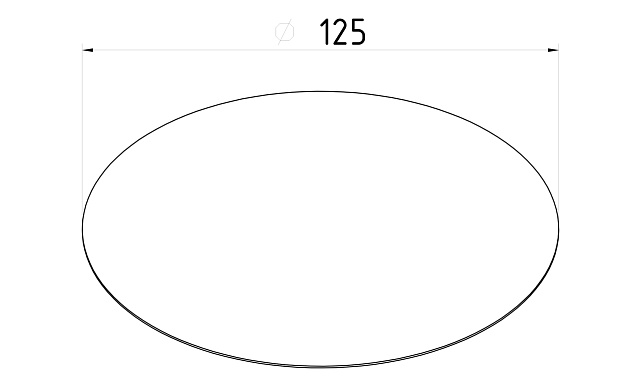 Шлифовальный круг P.400  самолип. красный d.125, P-1007 3 Шлифовальный круг P.400  самолип. красный d.125, P-1007 3