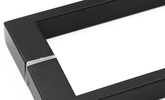 Ручка полотенцесушитель 25*10*200*450, черная t625 Bl 4