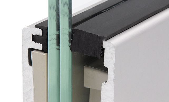 Комплект профиля зажимного  для стекла 10 мм, с отверстиями,  АНОД, алюминий,  k601-2-10 4 Комплект профиля зажимного  для стекла 10 мм, с отверстиями,  АНОД, алюминий,  k601-2-10 4