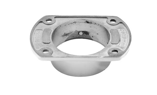 Фланец укороченный, литой, полированный, для трубы Ø50.8 мм, полированный, (AISI 304) k094 4 Фланец укороченный, литой, полированный, для трубы Ø50.8 мм, полированный, (AISI 304) k094 4