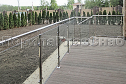 Перила и ограждения для террас в Челябинске. Готовые проекты ПерилаГлавСнаб - фото 20