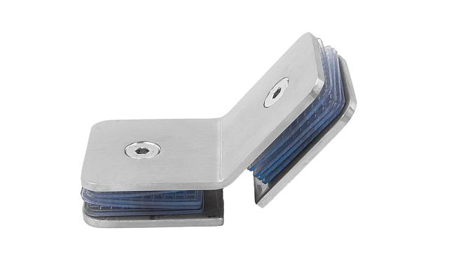 Коннектор для душевой кабины стекло-стекло 135° 45х45 мм шлифованный t726-2 SSS  7