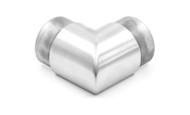 Отвод поручня с пазом Ø48.3мм, 90°, с двумя установочными кольцами, шлифованный 320Grit, (aisi 304) Фk237-2 4 Отвод поручня с пазом Ø48.3мм, 90°, с двумя установочными кольцами, шлифованный 320Grit, (aisi 304) Фk237-2 4