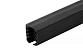 Уплотнитель в поручень с пазом 24х24 под LED ленту на стекло 12мм EPDM (палки 3 м) Фk300
