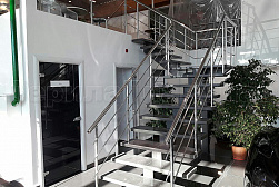 Перила для лестниц из металла в Челябинске. Готовые проекты ПерилаГлавСнаб - фото 18 Перила для лестниц из металла в Челябинске. Готовые проекты ПерилаГлавСнаб - фото 18