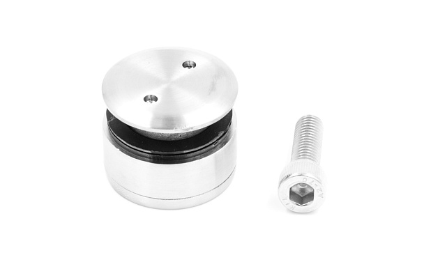 Точечный стеклодержатель  Ø36x28, для стеклянных стен, регулируемый, под стекло 8-12 мм, шлифованный AISI304 k084-3 6 Точечный стеклодержатель  Ø36x28, для стеклянных стен, регулируемый, под стекло 8-12 мм, шлифованный AISI304 k084-3 6