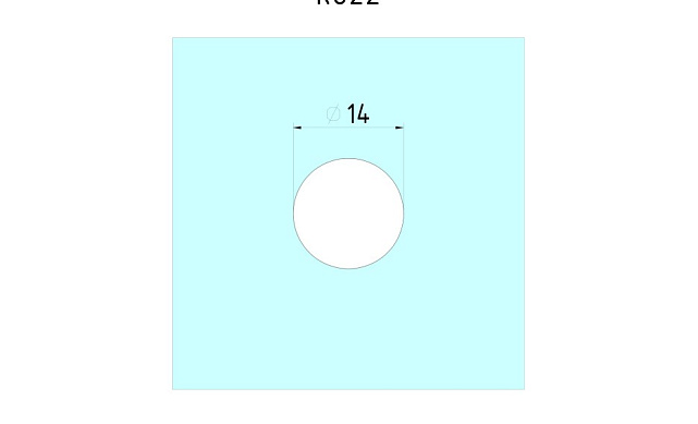 Крепление стекла к тяге, шлифованное AISI 304 k622 4 Крепление стекла к тяге, шлифованное AISI 304 k622 4