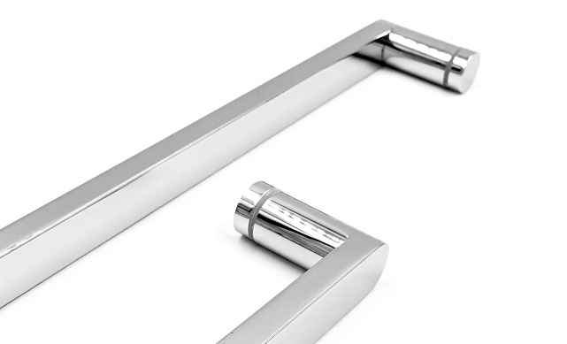 Ручка 225х425 круглая+квадратная труба AISI 304 t628 PSS 5