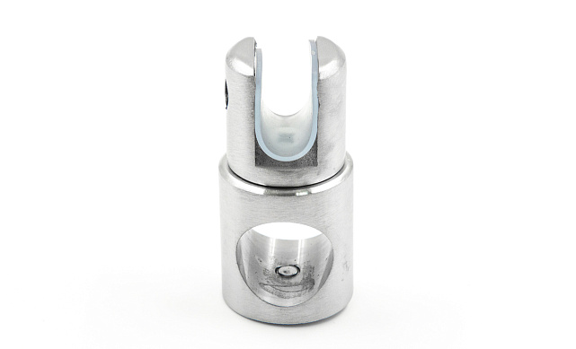 Крепежный элемент сквозной для трубы 19 мм, шлифованный t914 SSS 3 Крепежный элемент сквозной для трубы 19 мм, шлифованный t914 SSS 3