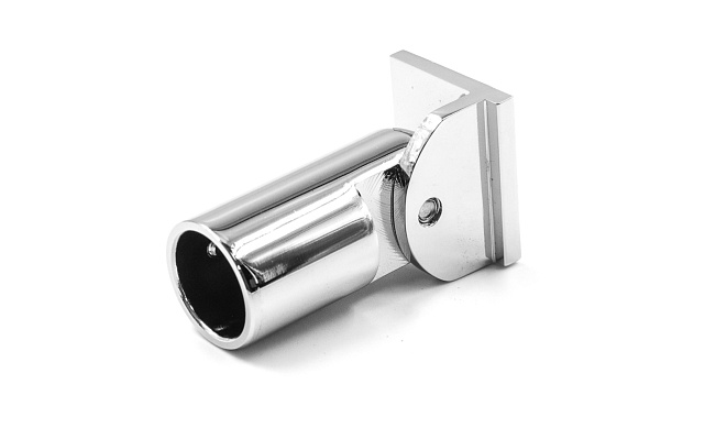 Соединитель труба-стена 19 мм, шарнирный, латунь, полированная t916 PС 6 Соединитель труба-стена 19 мм, шарнирный, латунь, полированная t916 PС 6