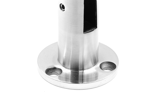 Стеклодержатель литой напольный, круглый Ø50.8х160 мм, шлифованный (aisi 304) Фk276-2 3 Стеклодержатель литой напольный, круглый Ø50.8х160 мм, шлифованный (aisi 304) Фk276-2 3