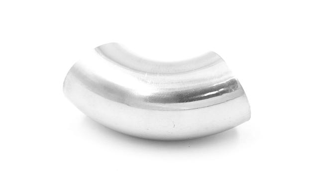 Отвод поручня под сварку Ø25.4 мм, 90°, полированный, (AISI 201) k347-3 3