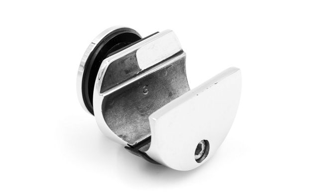 Крепление трека к стеклу, без зенковки, под 25 трубу t831 PSS 4 Крепление трека к стеклу, без зенковки, под 25 трубу t831 PSS 4