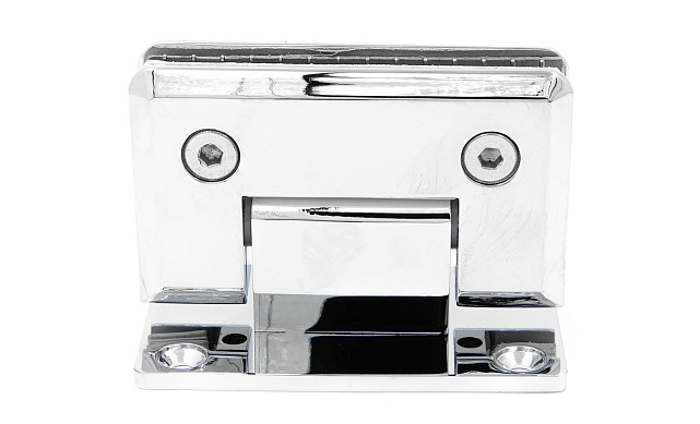 Петля для душевой кабины стена-стекло 90° 90х55 мм латунь-хром, полированная t301 PC 8 Петля для душевой кабины стена-стекло 90° 90х55 мм латунь-хром, полированная t301 PC 8