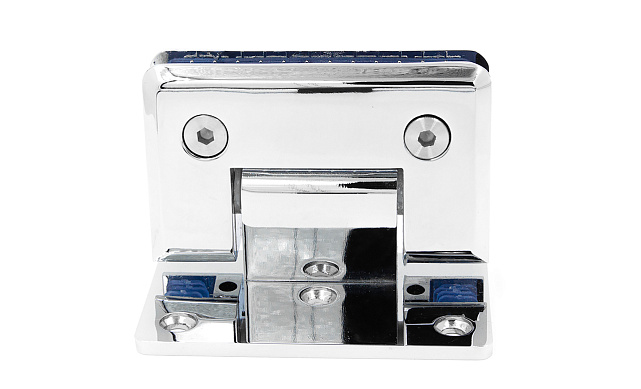 Петля для душевой кабины стена-стекло 90° с односторонним креплением, 90*55, цинк, полированная t305 PZn 6 Петля для душевой кабины стена-стекло 90° с односторонним креплением, 90*55, цинк, полированная t305 PZn 6