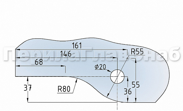 Фитинг на фрамугу с осью и монтажной пластиной, шлифованный t130 SSS 3 Фитинг на фрамугу с осью и монтажной пластиной, шлифованный t130 SSS 3