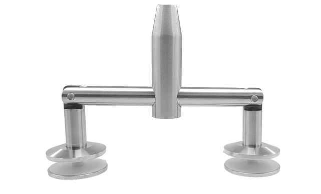 Крепление двойное с рутелями к стене, AISI 304 k629 5 Крепление двойное с рутелями к стене, AISI 304 k629 5