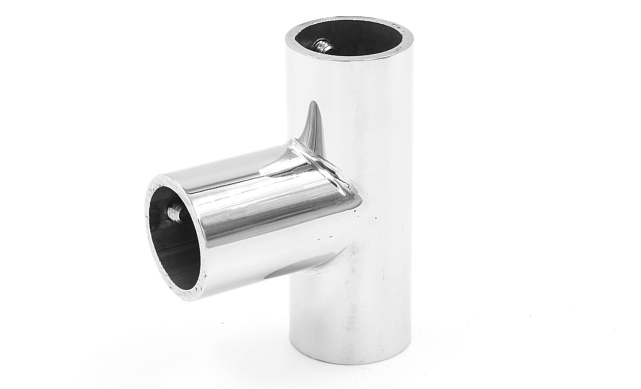 Соединитель-тройник для трубы 19 мм, нержавеющая сталь AISI 304, полированная t902 PSS 5 Соединитель-тройник для трубы 19 мм, нержавеющая сталь AISI 304, полированная t902 PSS 5