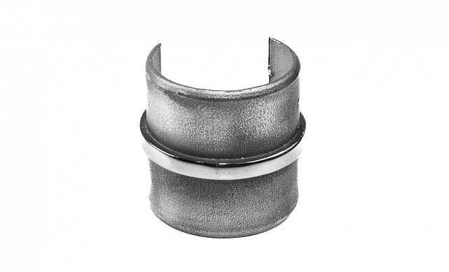 Соединитель для поручня с пазом Ø42.4х5 мм, полированный (AISI 304) k229-2 5 Соединитель для поручня с пазом Ø42.4х5 мм, полированный (AISI 304) k229-2 5