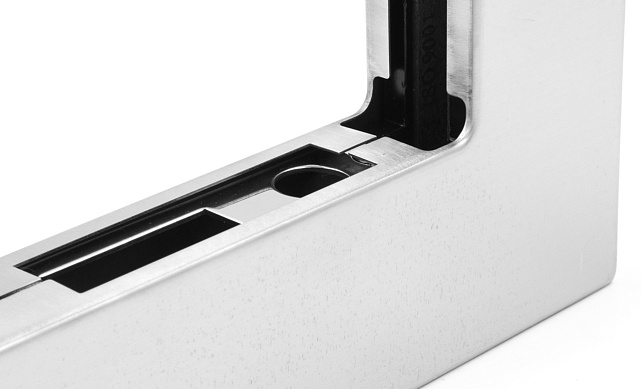 Фитинг угловой соединительный с ответной частью под замок без ограничителя, шлифованный, вырез 02 t142-3 SSS 5 Фитинг угловой соединительный с ответной частью под замок без ограничителя, шлифованный, вырез 02 t142-3 SSS 5