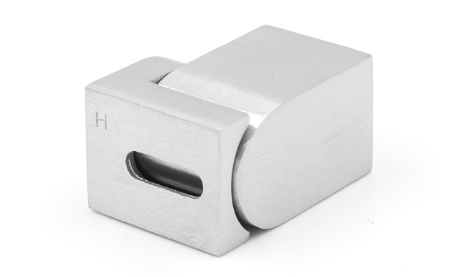 Держатель труба-стена, регулируемый, Ø19 мм, нерж., шлифованный t908 SSS 5 Держатель труба-стена, регулируемый, Ø19 мм, нерж., шлифованный t908 SSS 5