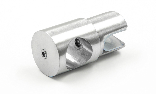 Крепежный элемент сквозной для трубы 19 мм, шлифованный t914 SSS 4 Крепежный элемент сквозной для трубы 19 мм, шлифованный t914 SSS 4