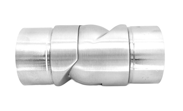 Поворот литой, внутренний, шарнирный, под Ø50.8х1.5 мм, шлифованный, AISI 304 Фk011-6 4 Поворот литой, внутренний, шарнирный, под Ø50.8х1.5 мм, шлифованный, AISI 304 Фk011-6 4