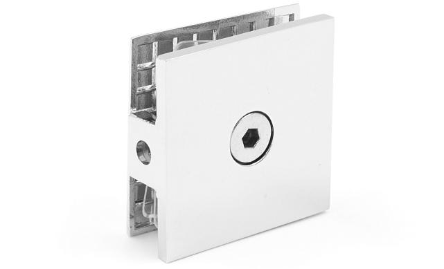 Коннектор для душевой стена-стекло 45х45, латунь-хром t730-2 PC 5