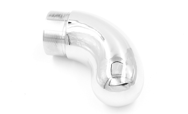 Отвод оконечный литой с круглой заглушкой Ø42.4 AISI 304 #600 k373 4 Отвод оконечный литой с круглой заглушкой Ø42.4 AISI 304 #600 k373 4