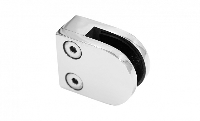 Стеклодержатель литой, под стекло 8-10 мм (4+4 мм), на плоскость 40х23х48 полированный (AISI 316) k002-4 5 Стеклодержатель литой, под стекло 8-10 мм (4+4 мм), на плоскость 40х23х48 полированный (AISI 316) k002-4 5