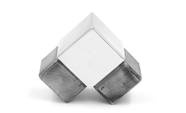 Поворот поручня 40х40 мм, нержавеющая сталь AISI 304, полированная k365 5 Поворот поручня 40х40 мм, нержавеющая сталь AISI 304, полированная k365 5