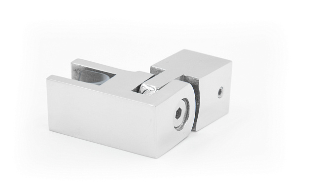 Выносное крепление к стеклу, для трубы 15х15 мм, полированный t806 PSS 8 Выносное крепление к стеклу, для трубы 15х15 мм, полированный t806 PSS 8