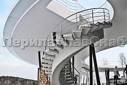 Перила для лестниц из металла в Челябинске. Готовые проекты ПерилаГлавСнаб - фото 5