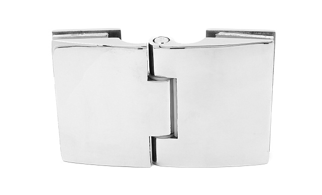 Петля душевая, стекло-стекло 180°, без реза, нерж, полированная t313 PSS 10 Петля душевая, стекло-стекло 180°, без реза, нерж, полированная t313 PSS 10