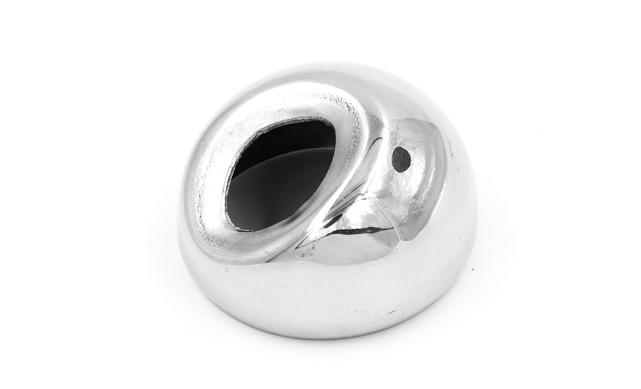 Наконечник штампованный (СПС) косой 30° на трубу Ø38.1 мм, для поручня Ø38.1 мм, полированный, нержавеющий, AISI 304, k016-2 3