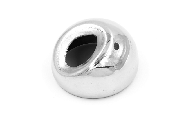 Наконечник штампованный (СПС) косой 30° на трубу Ø38.1 мм, для поручня Ø38.1 мм, полированный, нержавеющий, AISI 304, k016-2 3 Наконечник штампованный (СПС) косой 30° на трубу Ø38.1 мм, для поручня Ø38.1 мм, полированный, нержавеющий, AISI 304, k016-2 3