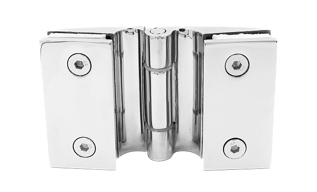 Петля душевая, стекло-стекло 180°, без реза, нерж, полированная t313 PSS 9 Петля душевая, стекло-стекло 180°, без реза, нерж, полированная t313 PSS 9