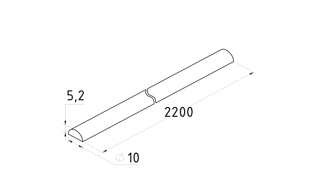Порог для душевых пластиковый 2200 мм, прозрачный t218-2 3 Порог для душевых пластиковый 2200 мм, прозрачный t218-2 3