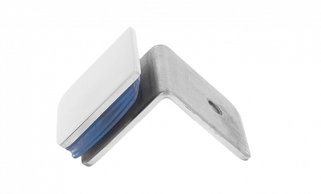 Коннектор для душевой кабины стена-стекло 90° 45х45 мм латунь-хром, полированный t722 PC 4 Коннектор для душевой кабины стена-стекло 90° 45х45 мм латунь-хром, полированный t722 PC 4