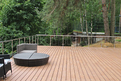 Перила и ограждения для террас в Челябинске. Готовые проекты ПерилаГлавСнаб - фото 24