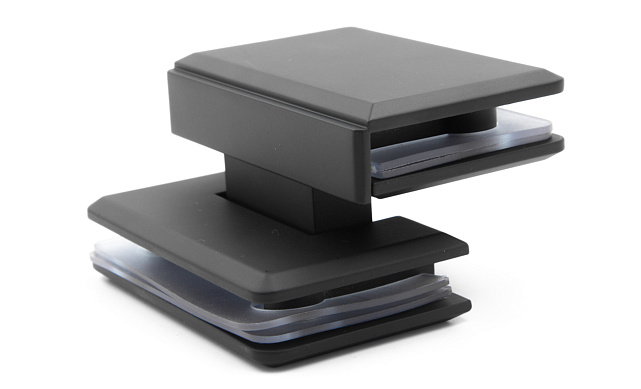 Петля для душевой стекло-стекло 90х55 мм, 90°, цинк, черный t304 BZn 6 Петля для душевой стекло-стекло 90х55 мм, 90°, цинк, черный t304 BZn 6