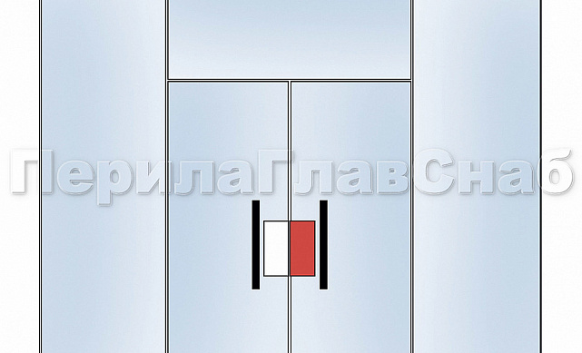 Ответная часть к центральному замку t152, полированная, вырез 13 t153 PSS 4 Ответная часть к центральному замку t152, полированная, вырез 13 t153 PSS 4