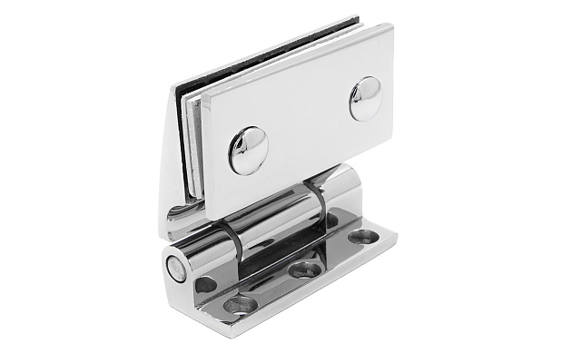 Петля стена-стекло 90°, односторонняя, без реза, нерж., полир. t315 PSS 7 Петля стена-стекло 90°, односторонняя, без реза, нерж., полир. t315 PSS 7