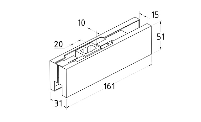 Нижний фитинг комплект (петля), полир, вырез 01 t110-2 PSS 4 Нижний фитинг комплект (петля), полир, вырез 01 t110-2 PSS 4