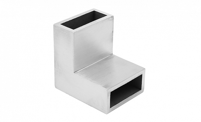 Соединитель труба-труба 90°, для трека 30х10 мм, 90°, AISI 304, шлифованный t460 SSS 4 Соединитель труба-труба 90°, для трека 30х10 мм, 90°, AISI 304, шлифованный t460 SSS 4