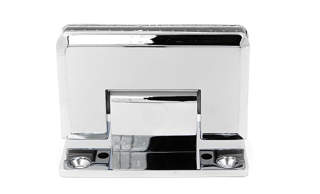 Петля для душевой кабины стена-стекло 90° 90х55 мм латунь-хром, полированная t301 PC 7 Петля для душевой кабины стена-стекло 90° 90х55 мм латунь-хром, полированная t301 PC 7