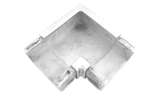 Отвод для поручня с пазом 40х60 мм, шлифованный (AISI 304) Фk542-2 5 Отвод для поручня с пазом 40х60 мм, шлифованный (AISI 304) Фk542-2 5